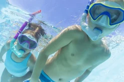 Bestway ® Crusader Youth Snorkel Set With Fins, Pink Ages 7+ Online