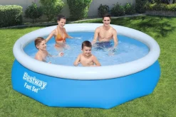 Bestway Fast Set 10' X 30" Round Inflatable Pool Set New
