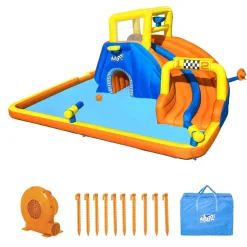 Bestway H2Ogo! 18' Super Speedway Child Inflatable Water Park Best Sale