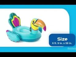 Bestway H2Ogo Tipsy Toucan Ride-On Inflatable Pool Float Cheap