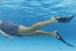 Bestway Spark Wave Teal Unisex Adult Snorkel Set With Fins, Ages 14+ Fashion