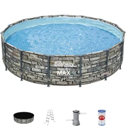 Bestway Steel Pro Max 15' X 42 Above Ground Pool Set Shop