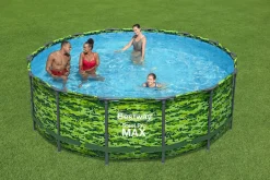 Bestway Steel Pro Max 14' X 48 Above Ground Pool Set Round Fashion