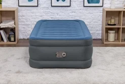 Bestway Tough Guard Air Mattress Twin 18 With Built-In Ac Pump And Antimicrobial Coating Cheap