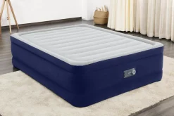 Bestway Tritech Air Mattress Queen 22 In. With Built-In Ac Pump And Antimicrobial Coating Sale