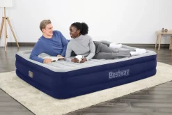 Bestway Tritech Air Mattress Queen 15 With Built-In Ac Pump Included And Antimicrobial Coating Store