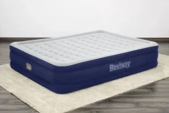 Bestway Tritech Air Mattress Queen 15 With Built-In Ac Pump Included And Antimicrobial Coating Store