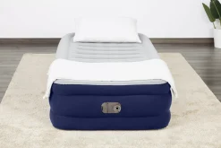 Bestway Tritech Air Mattress Twin 15 With Built-In Ac Pump Included And Antimicrobial Coating Sale