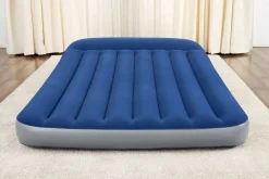Bestway Tritech Air Mattress Full 12" With Built-In Ac Pump And Antimicrobial Coating Fashion