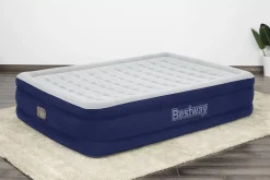 Bestway Tritech Air Mattress Full 15 With Built-In Ac Pump Included And Antimicrobial Coating Cheap