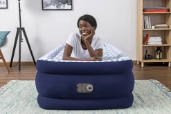 Bestway Tritech Fashion Flock Air Mattress Twin 20