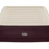 Bestway Tritech Fashion Flock Air Mattress Queen 20" With Built-In Ac Pump And Antimicrobial Coating Online