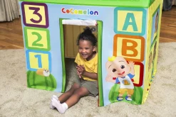 Bestway Cocomelon Melon Patch Academy Easy-Snap Kids Play House Hot