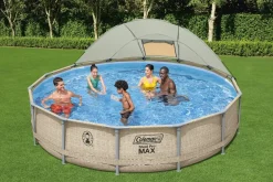 Bestway Coleman Steel Pro Max 14' X 33 Round Metal Frame Above Ground Pool Set Cheap