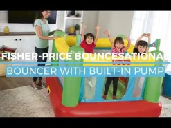 Bestway Fisher Price 69'' X 68'' X 53'' Bouncesational Indoor Bouncer With Built-In Pump Online