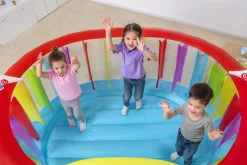 Bestway Fisher-Price Bouncetopia Multi-Color Child Pvc Bouncer With Built-In Pump Hot