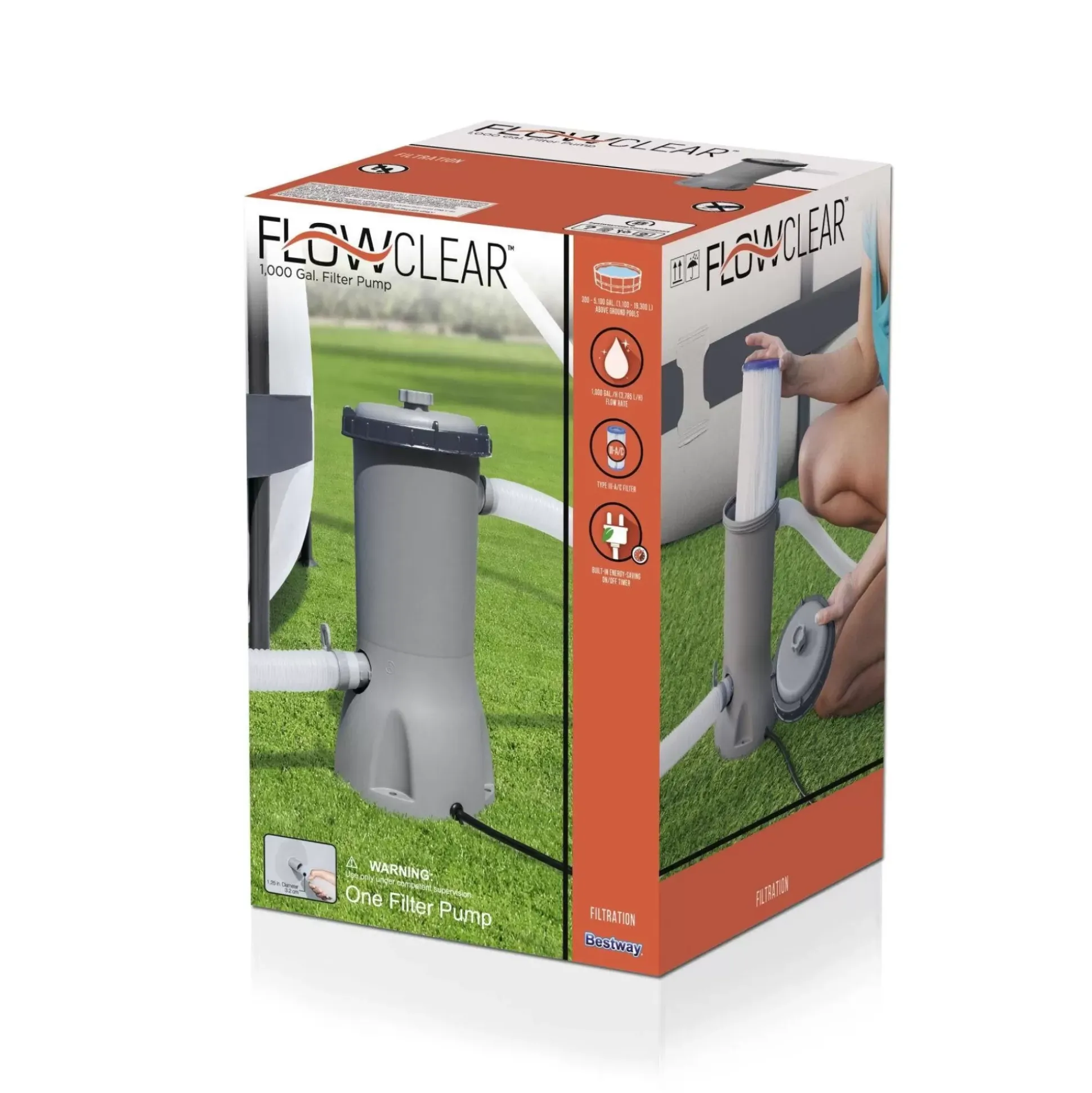 Bestway Flowclear 1,000 Gal. Filter Pump Best Sale
