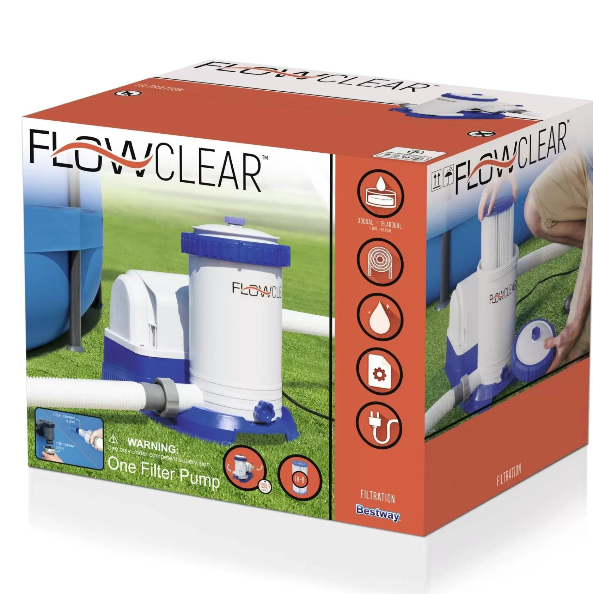 Bestway Flowclear 2,500 Gal. Filter Pump Best