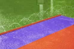 Bestway H2Ogo! 16' Triple Water Slide With Sponge Soakers Toys And Three Riders Outlet