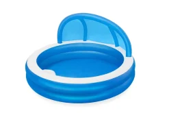 Bestway H2Ogo! 7'11 X 55 Summer Days Inflatable Round Kiddie Pool With Uv Careful Sunshade Sale
