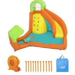 Bestway H2Ogo! Canopy Cove Kids Inflatable Mega Water Park 8'8 Best