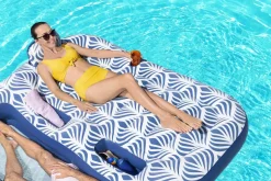 Bestway H2Ogo! Comfort Plush 2-Person Double Pool Lounge Float Hot