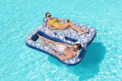 Bestway H2Ogo! Comfort Plush 2-Person Double Pool Lounge Float Hot