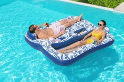 Bestway H2Ogo! Comfort Plush 2-Person Double Pool Lounge Float Hot