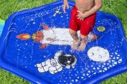 Bestway H2Ogo! Cosmic Adventure Kids Sprinkler Splash Pad And Inflatable Water Slide Cheap
