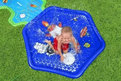 Bestway H2Ogo! Cosmic Adventure Kids Sprinkler Splash Pad And Inflatable Water Slide Cheap