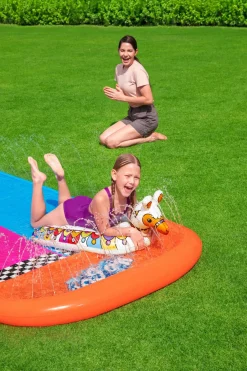 Bestway H2Ogo! Llama Rama Double Race Water Slide 16' Cheap