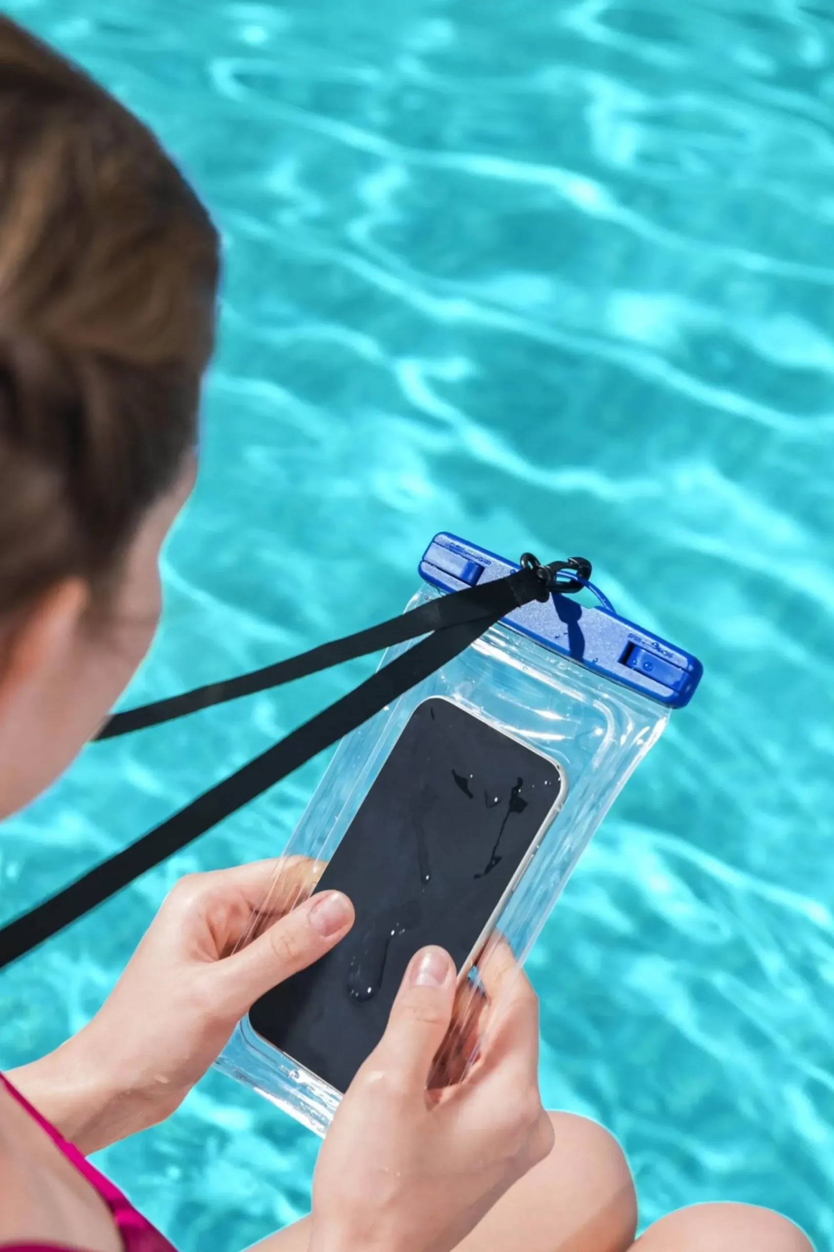 Bestway H2Ogo! Splash Guard Waterproof Smart Phone Case, Most Iphone/ Samsung/ Android Phones Up To 7" Long Sale
