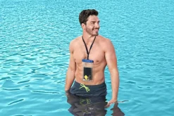 Bestway H2Ogo! Splash Guard Waterproof Smart Phone Case, Most Iphone/ Samsung/ Android Phones Up To 7