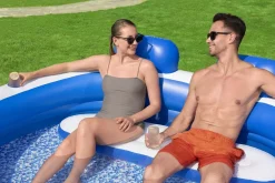 Bestway H2Ogo! Splash Paradise 7'7 X 7'2 X 31 Inflatable Family Pool Store