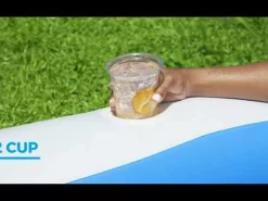 Bestway H2Ogo! Splashview 8' Inflatable Kiddie Pool With See-Through Window Fashion