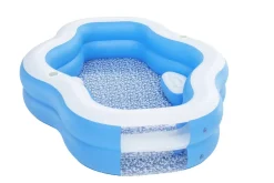 Bestway H2Ogo! Splashview 8' Inflatable Kiddie Pool With See-Through Window Fashion