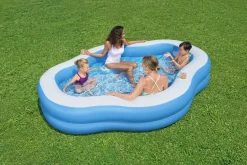 Bestway H2Ogo! Splashview 8' Inflatable Kiddie Pool With See-Through Window Fashion