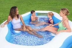 Bestway H2Ogo! Splashview 8' Inflatable Kiddie Pool With See-Through Window Fashion