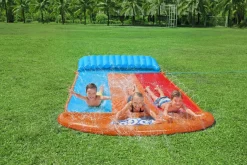 Bestway H2Ogo! Triple Water Slide With Tsunami Splash Ramp 16' Outlet