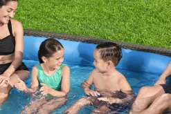 Bestway H2Ogo! Truprint Wicker 7'7 X 70 X 21 Soft Sided Inflatable Family Kiddie Pool Clearance