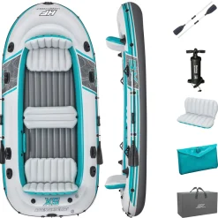 Bestway Hydro-Force Adventure Elite X5 Inflatable Raft Set 11'11 New