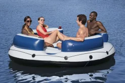 Bestway Hydro-Force Lazy Dayz 4-Person Inflatable Party Island 7'10