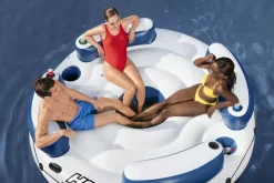 Bestway Hydro-Force Lazy Dayz 4-Person Inflatable Party Island 7'10