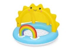 Bestway Play Day Sun Shaded Round Inflatable Baby Pool 39 X 29 Best Sale
