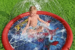 Bestway Spider-Man 65 Child Lawn Sprinkler Splash Pad, Ages 2+ Flash Sale