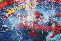 Bestway Spider-Man 65 Child Lawn Sprinkler Splash Pad, Ages 2+ Flash Sale